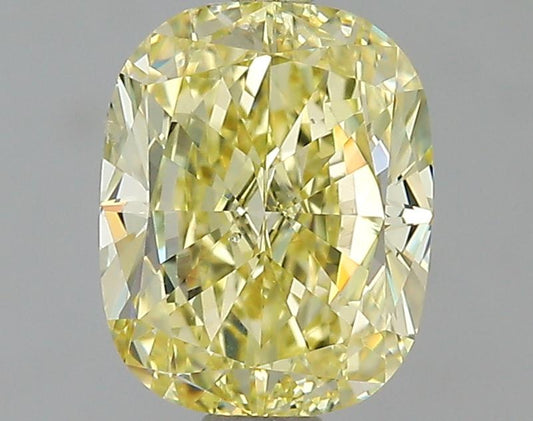GIA 1.02 Fancy Yellow-SI1 Cushion Diamond