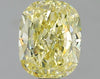 GIA 1.02 Fancy Yellow-SI1 Cushion Diamond