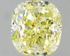 GIA 1.03 Fancy Light Yellow-VVS2 Cushion Diamond
