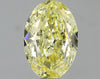 GIA 1.02 Fancy Yellow-VS2 Oval Diamond