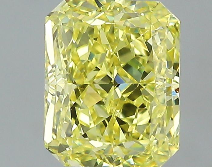 GIA 0.8 Fancy Intense Yellow-VS1 Radiant Diamond