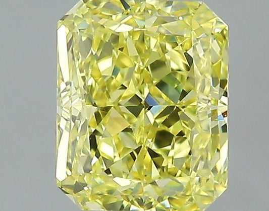 GIA 0.8 Fancy Intense Yellow-VS1 Radiant Diamond