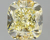GIA 1.02 Fancy Light Yellow-VS1 Cushion Diamond