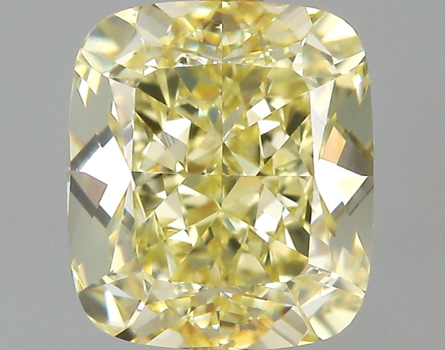 GIA 1.15 Fancy Yellow-VS1 Cushion Diamond