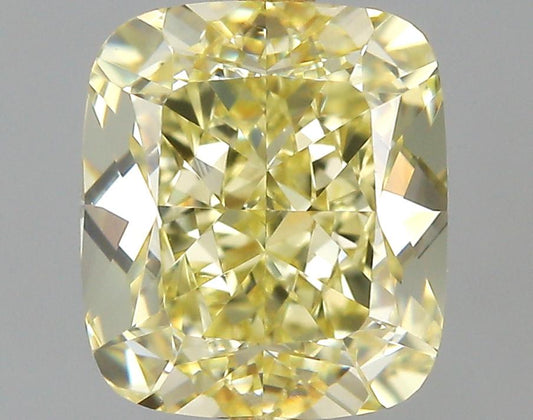 GIA 1.15 Fancy Yellow-VS1 Cushion Diamond