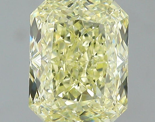 GIA 1.14 Fancy Light Yellow-VVS1 Radiant Diamond