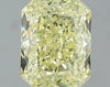 GIA 1.14 Fancy Light Yellow-VVS1 Radiant Diamond