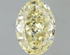 GIA 1.03 Fancy Light Yellow-VVS1 Oval Diamond