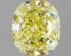 GIA 1.08 Fancy Yellow-VVS2 Cushion Diamond