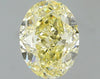 GIA 1.14 Fancy Yellow-VVS1 Oval Diamond