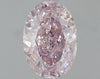 GIA 0.73 Fancy Purplish Pink-I1 Oval Diamond