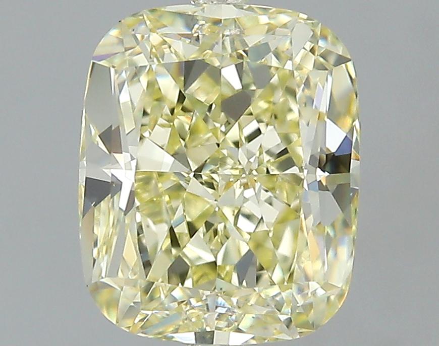 GIA 1.71 Fancy Light Yellow-VS1 Cushion Diamond
