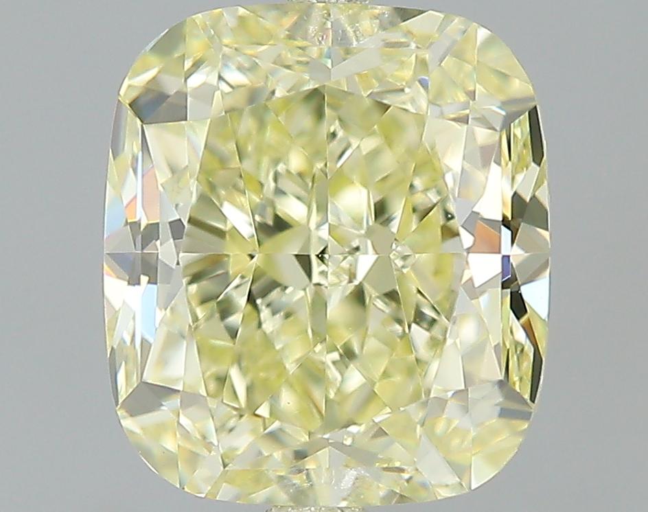 GIA 1.73 Fancy Light Yellow-VS1 Cushion Diamond