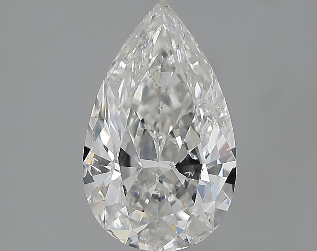 GIA 2.02 F-SI2 Pear Diamond