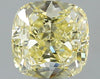 GIA 1 Fancy Light Yellow-VVS1 Cushion Diamond