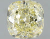 GIA 1.01 Fancy Light Yellow-VVS2 Cushion Diamond