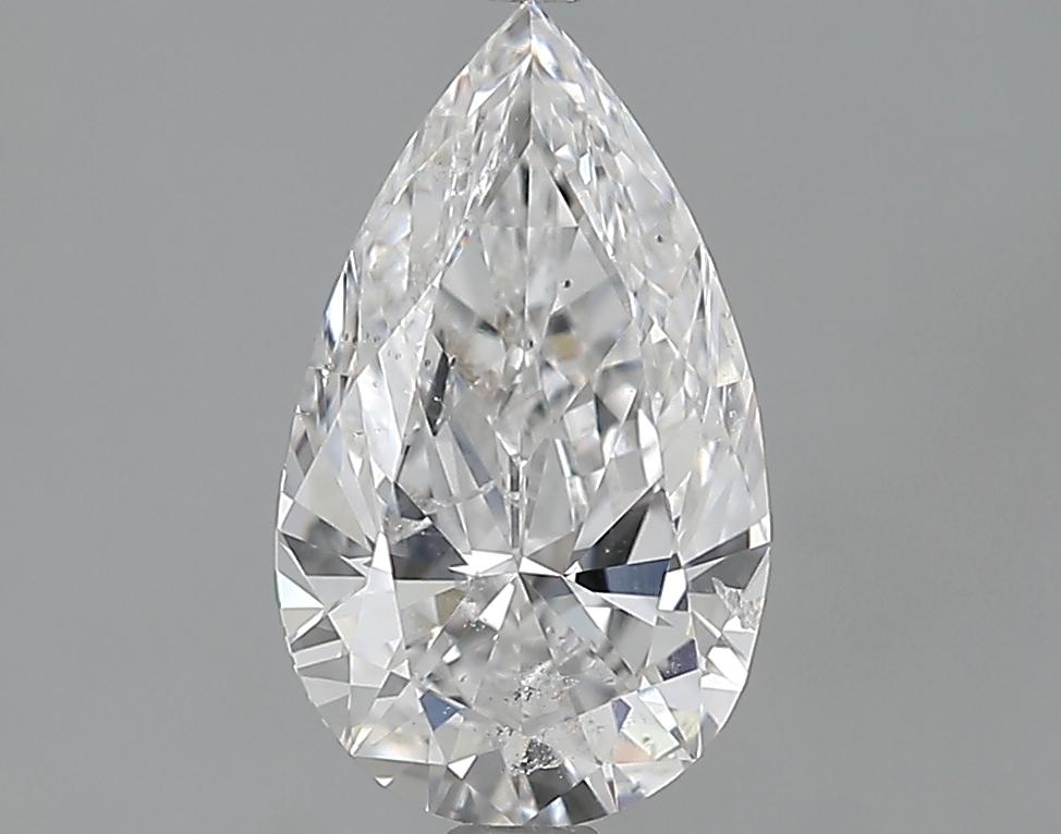 GIA 1.53 D-I1 Pear Diamond