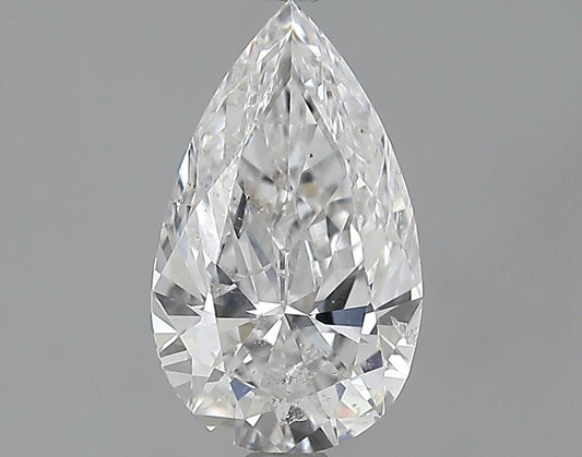 GIA 1.53 D-I1 Pear Diamond