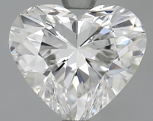 GIA 2.01 E-SI2 Heart Diamond