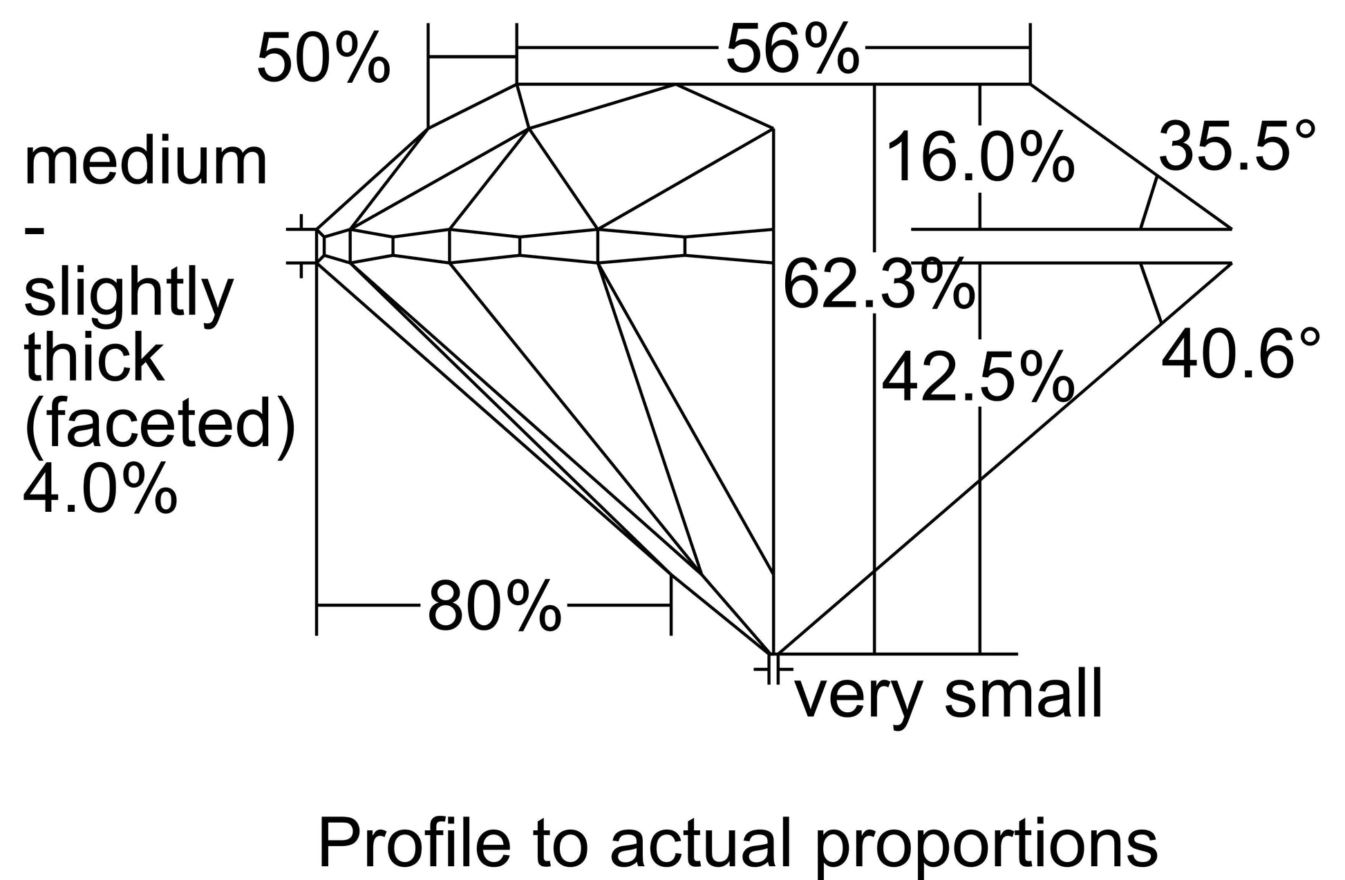 GIA 0.59 G-SI2 Round Diamond