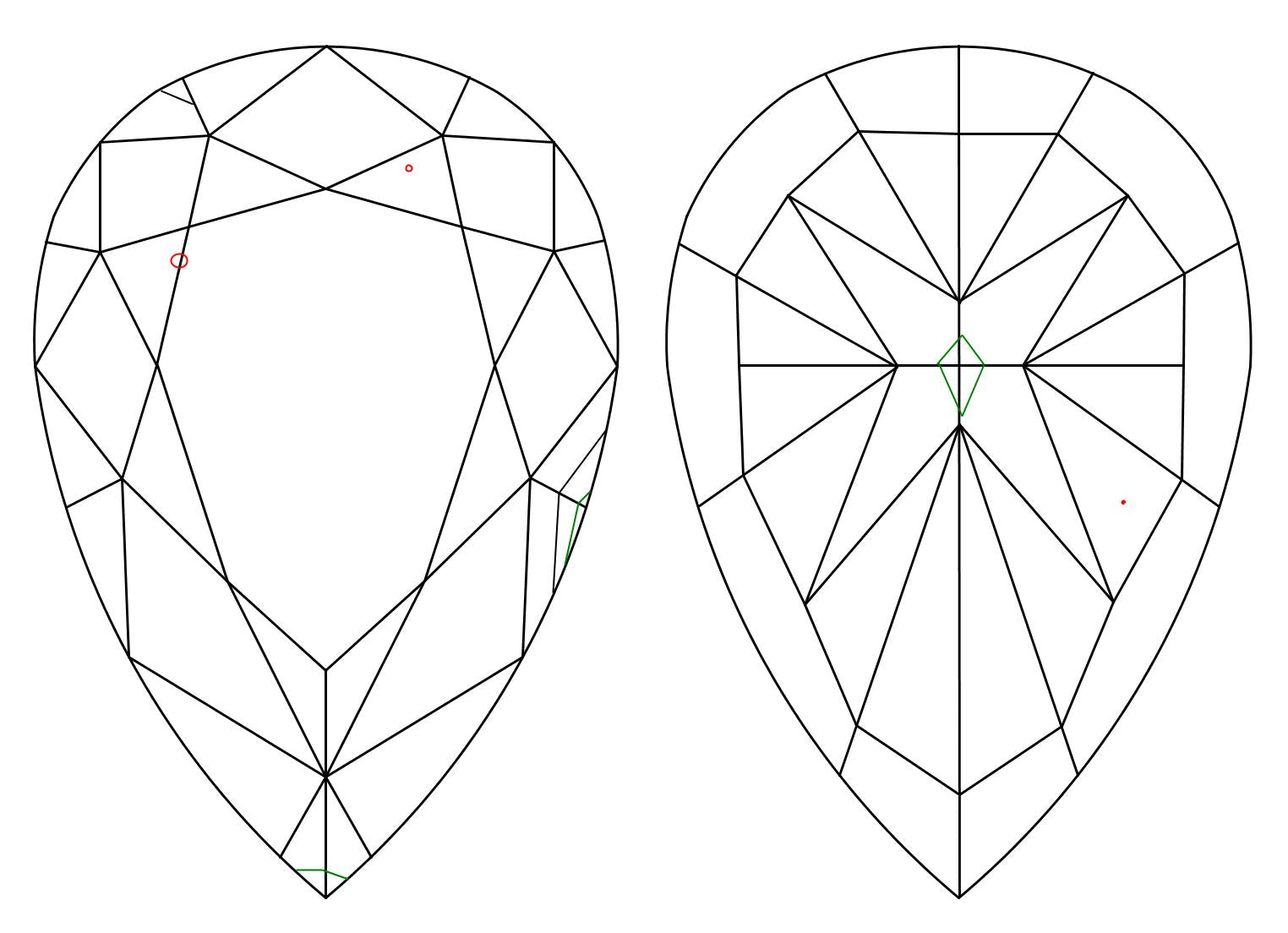 GIA 1.02 F-VS1 Pear Diamond