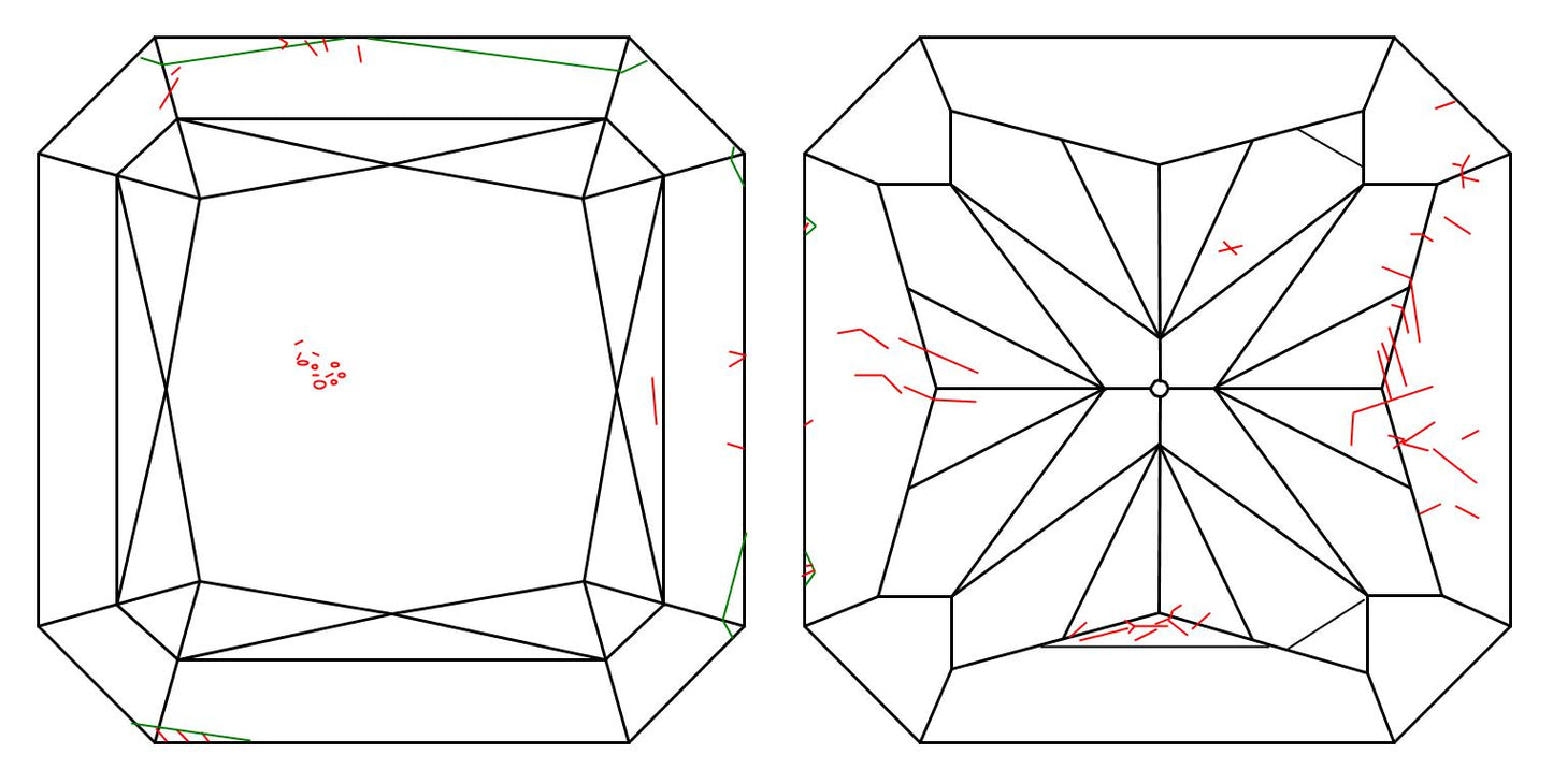 GIA 1.79 U-V-SI1 Radiant Diamond