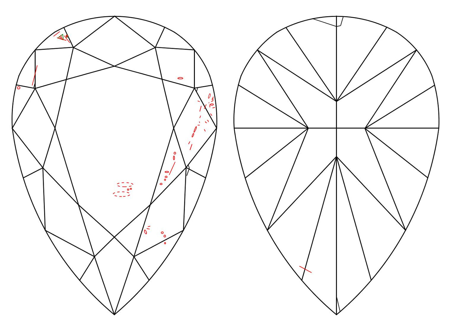 GIA 1.12 U-V-SI1 Pear Diamond