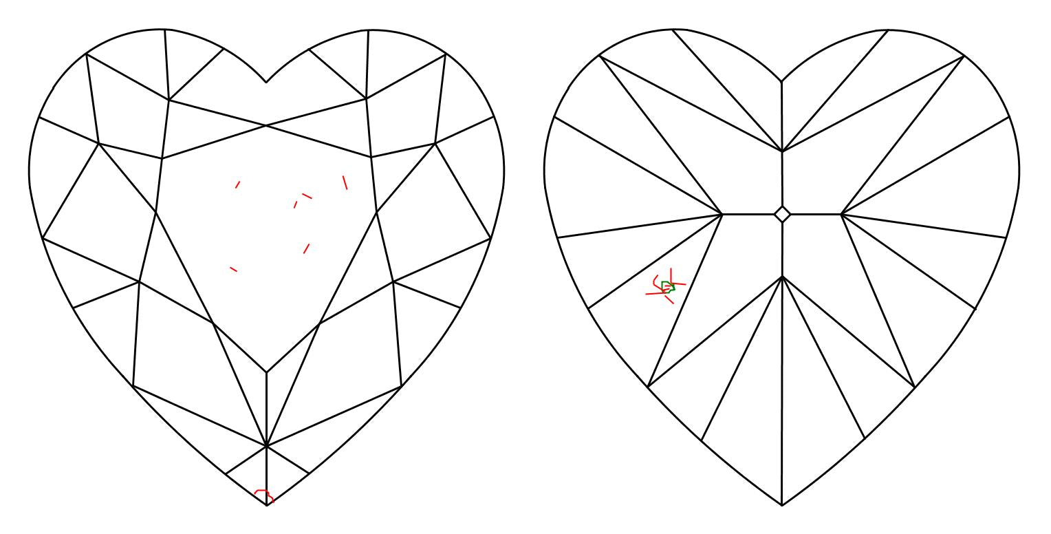 GIA 0.52 Fancy Vivid Orange Yellow-SI1 Heart Diamond