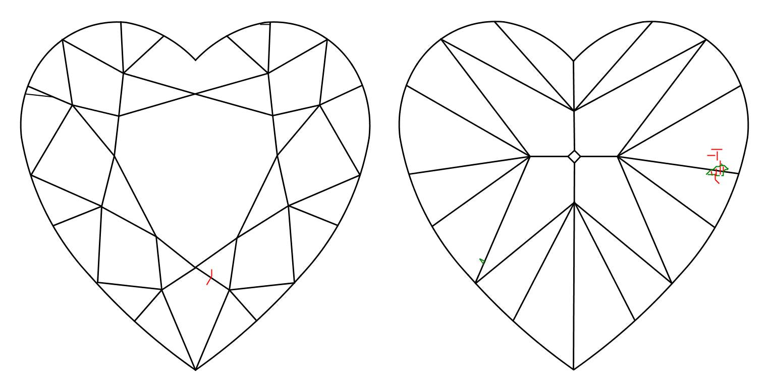GIA 0.51 Fancy Intense Green Yellow-VS1 Heart Diamond