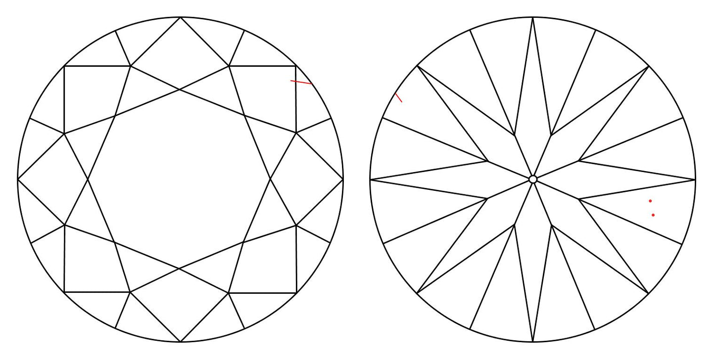 GIA 1.01 E-VVS2 Round Diamond