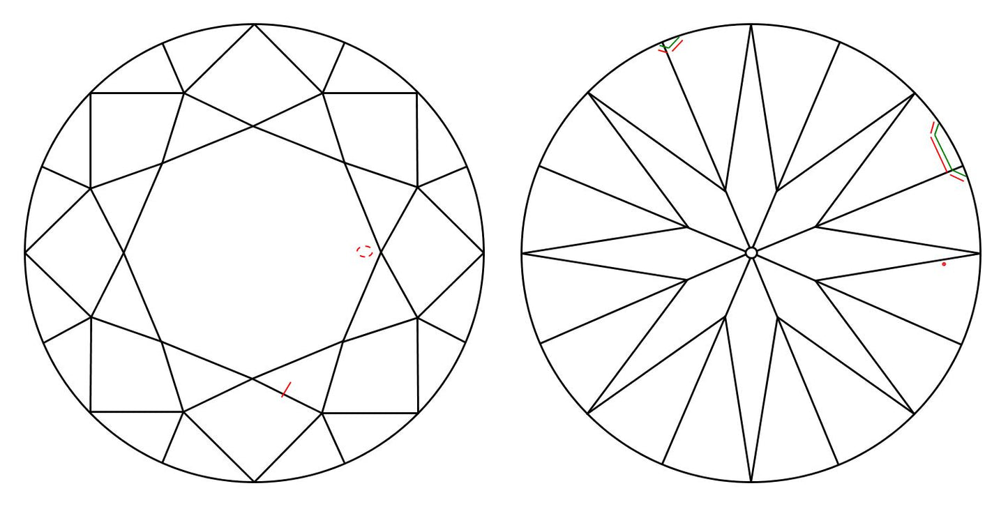 GIA 1.5 D-VVS2 Round Diamond