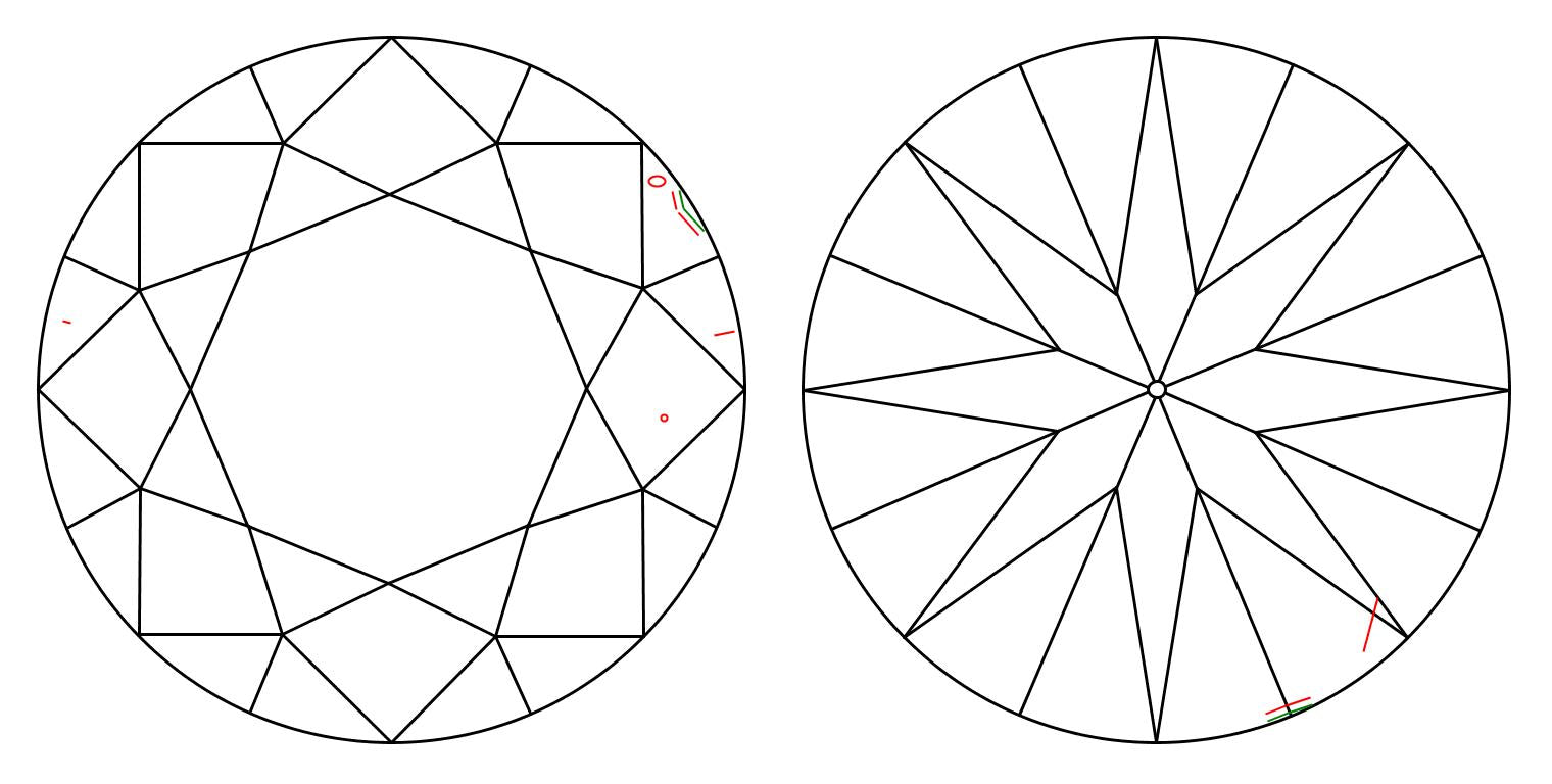 GIA 2 D-VS1 Round Diamond