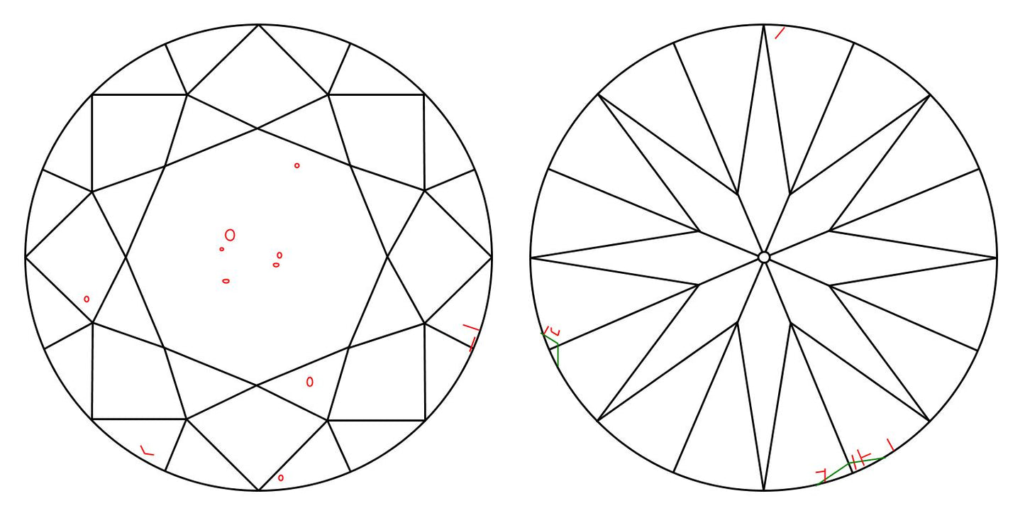 GIA 3.05 D-VS2 Round Diamond