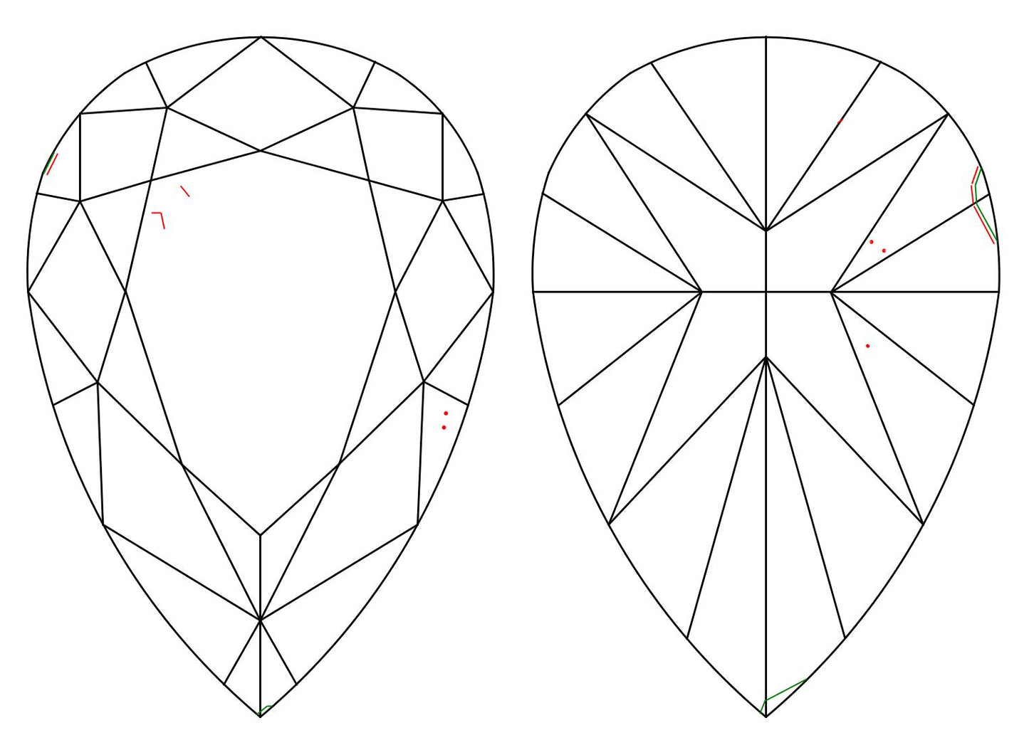 GIA 1.01 D-VVS2 Pear Diamond