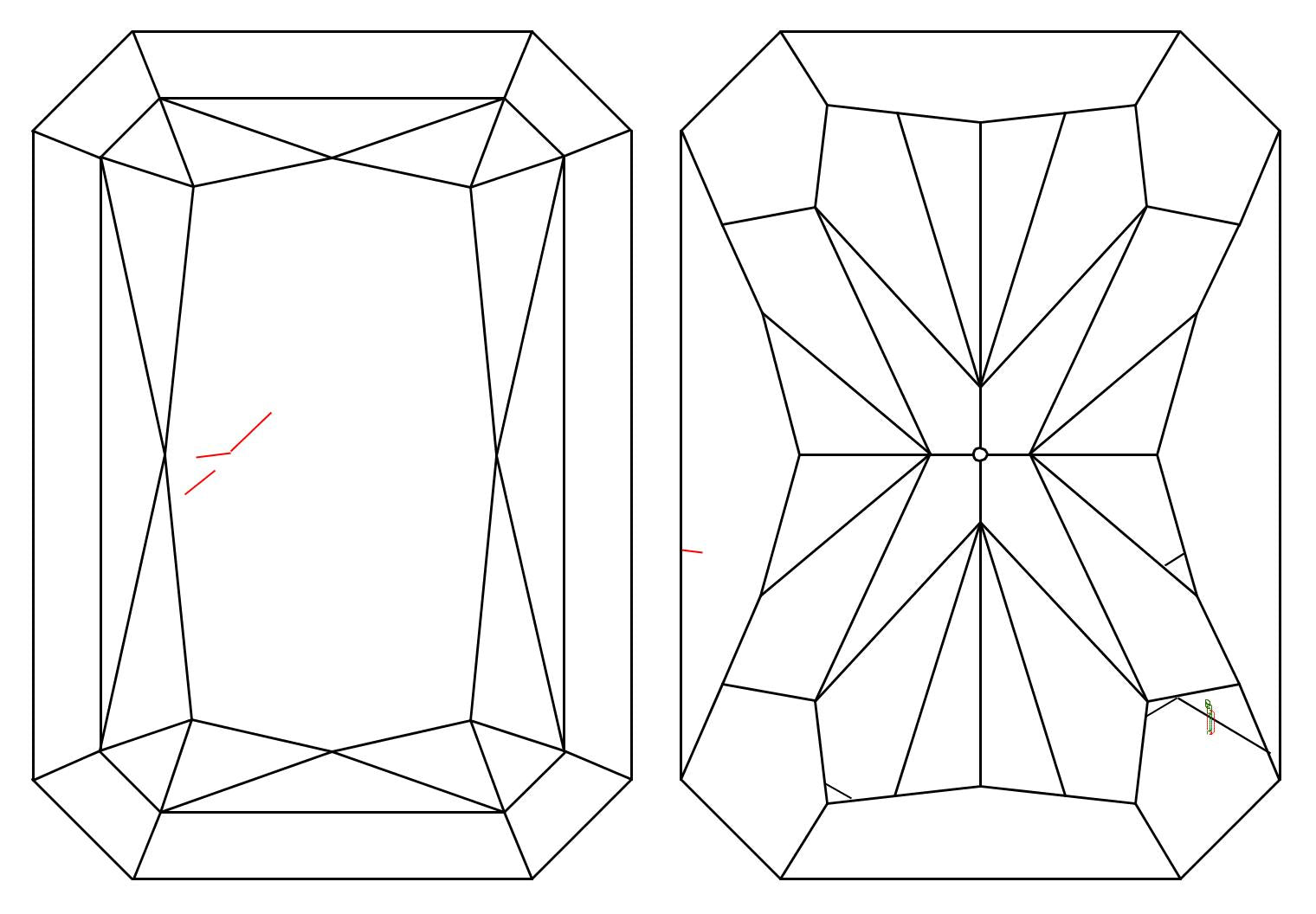 GIA 1.01 D-SI1 Radiant Diamond