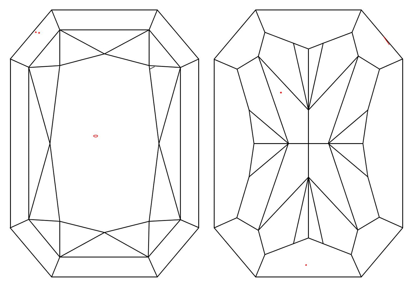 GIA 1.01 G-VS1 Radiant Diamond