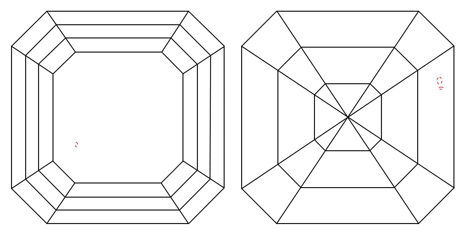 GIA 1 D-VVS2 Asscher Diamond