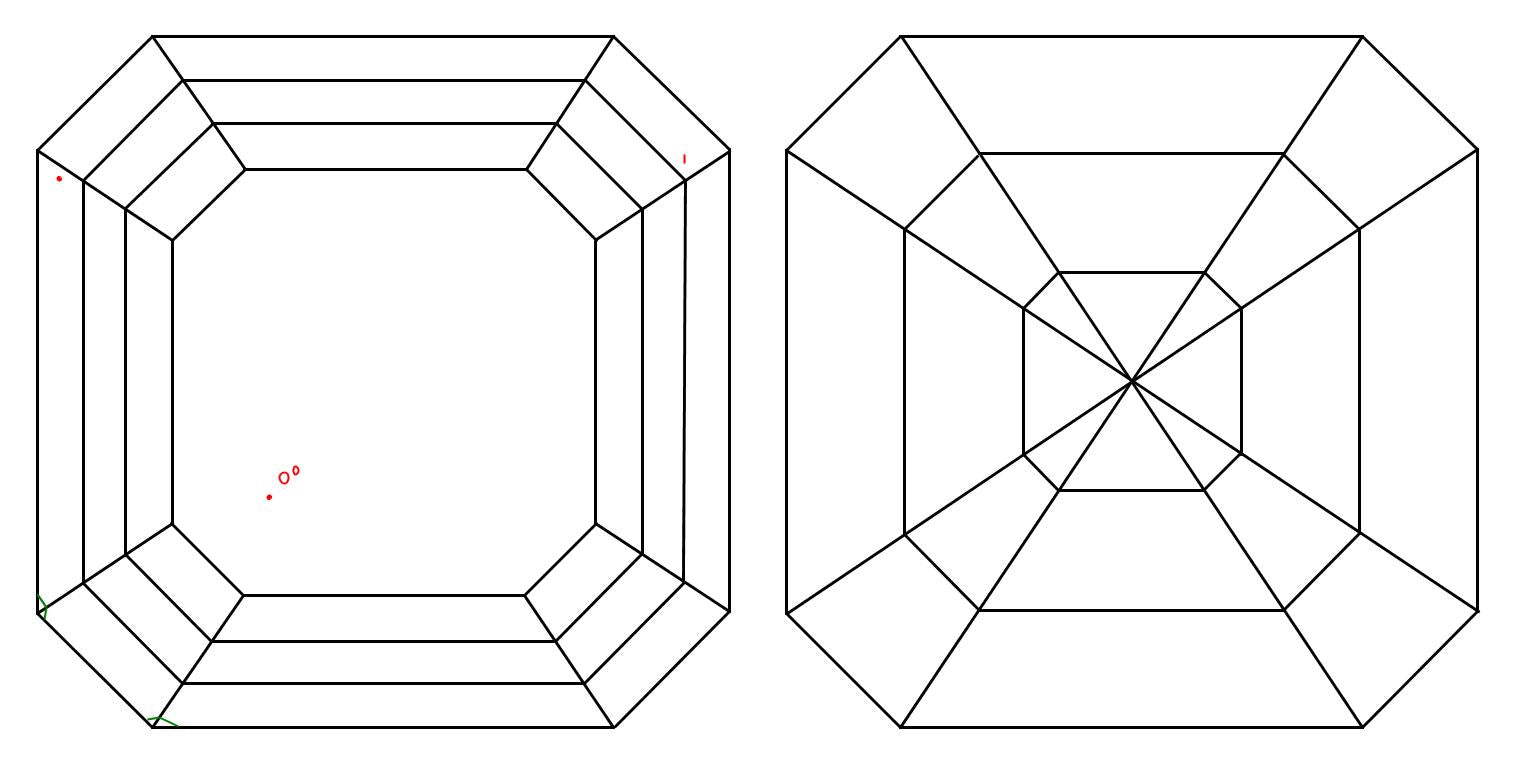 GIA 1.01 D-VS1 Asscher Diamond