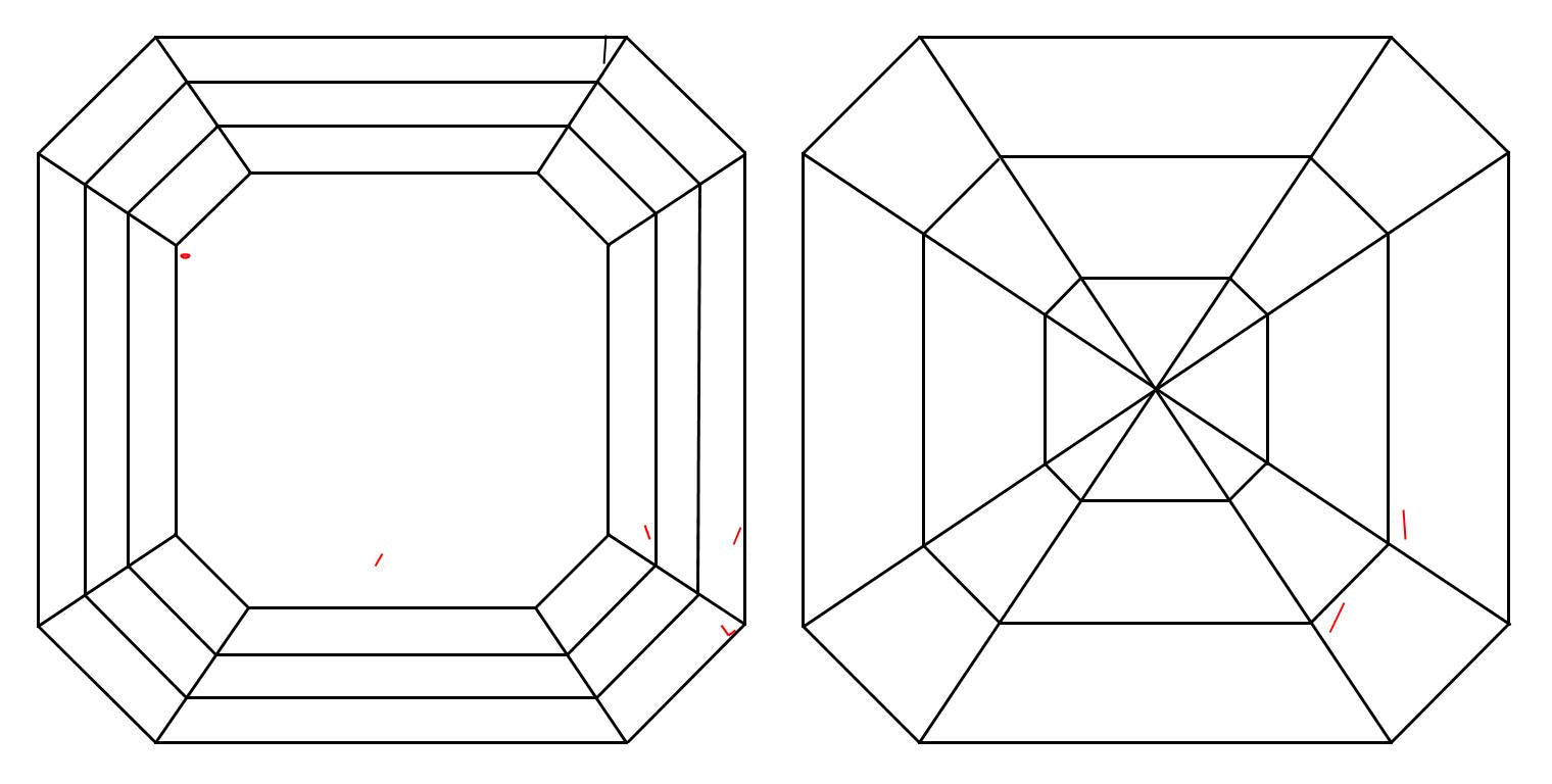 GIA 1.02 E-VS1 Asscher Diamond