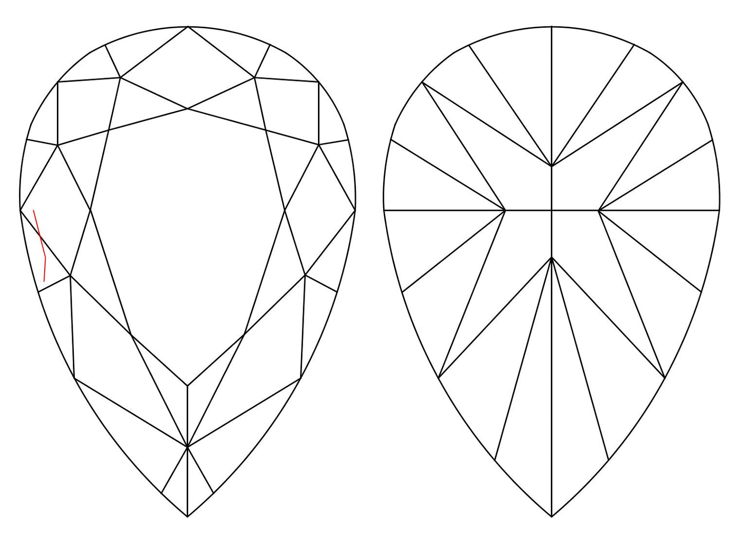GIA 1.01 E-VS2 Pear Diamond