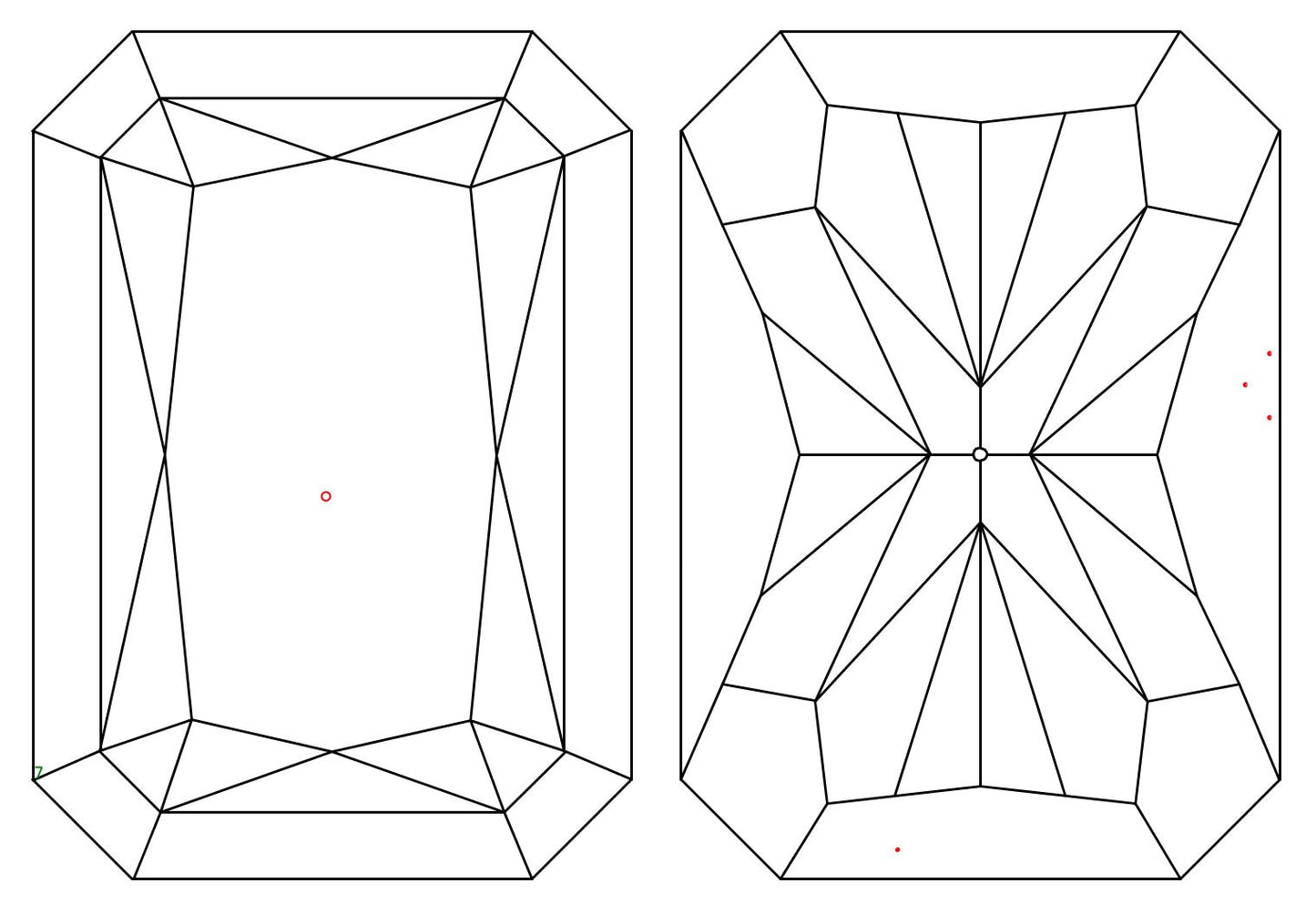 GIA 1.01 F-VS2 Radiant Diamond