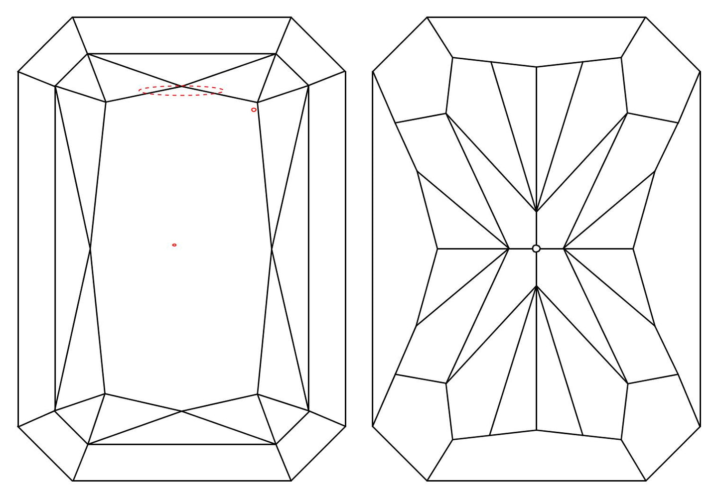 GIA 1.01 E-VS2 Radiant Diamond