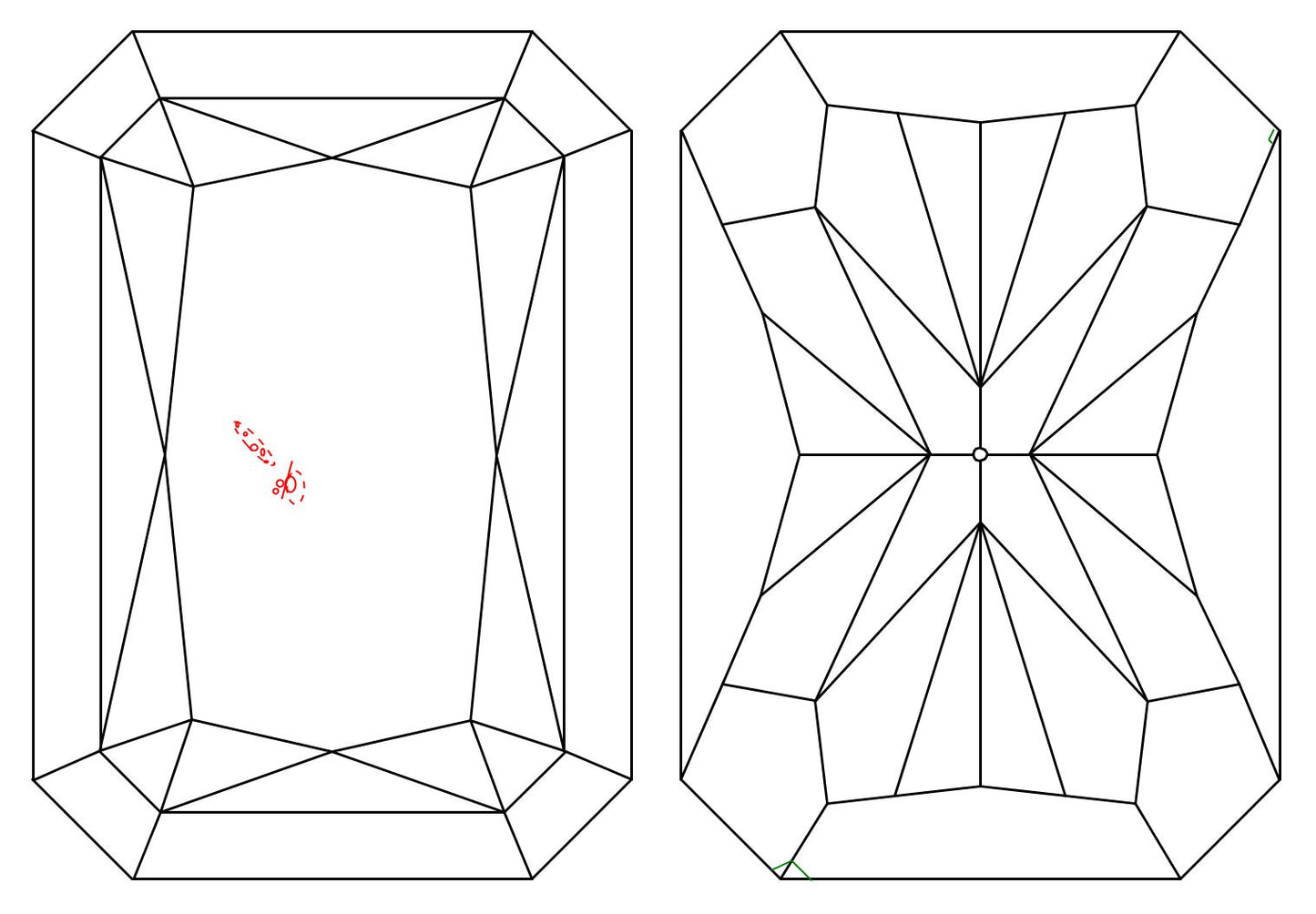 GIA 1.02 E-VS2 Radiant Diamond