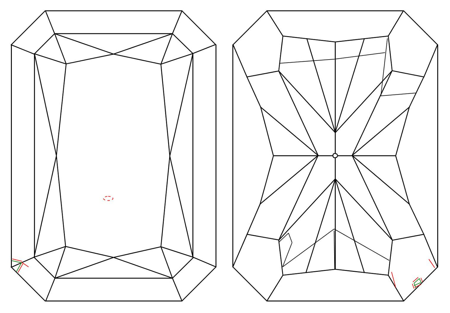 GIA 1 F-VS2 Radiant Diamond