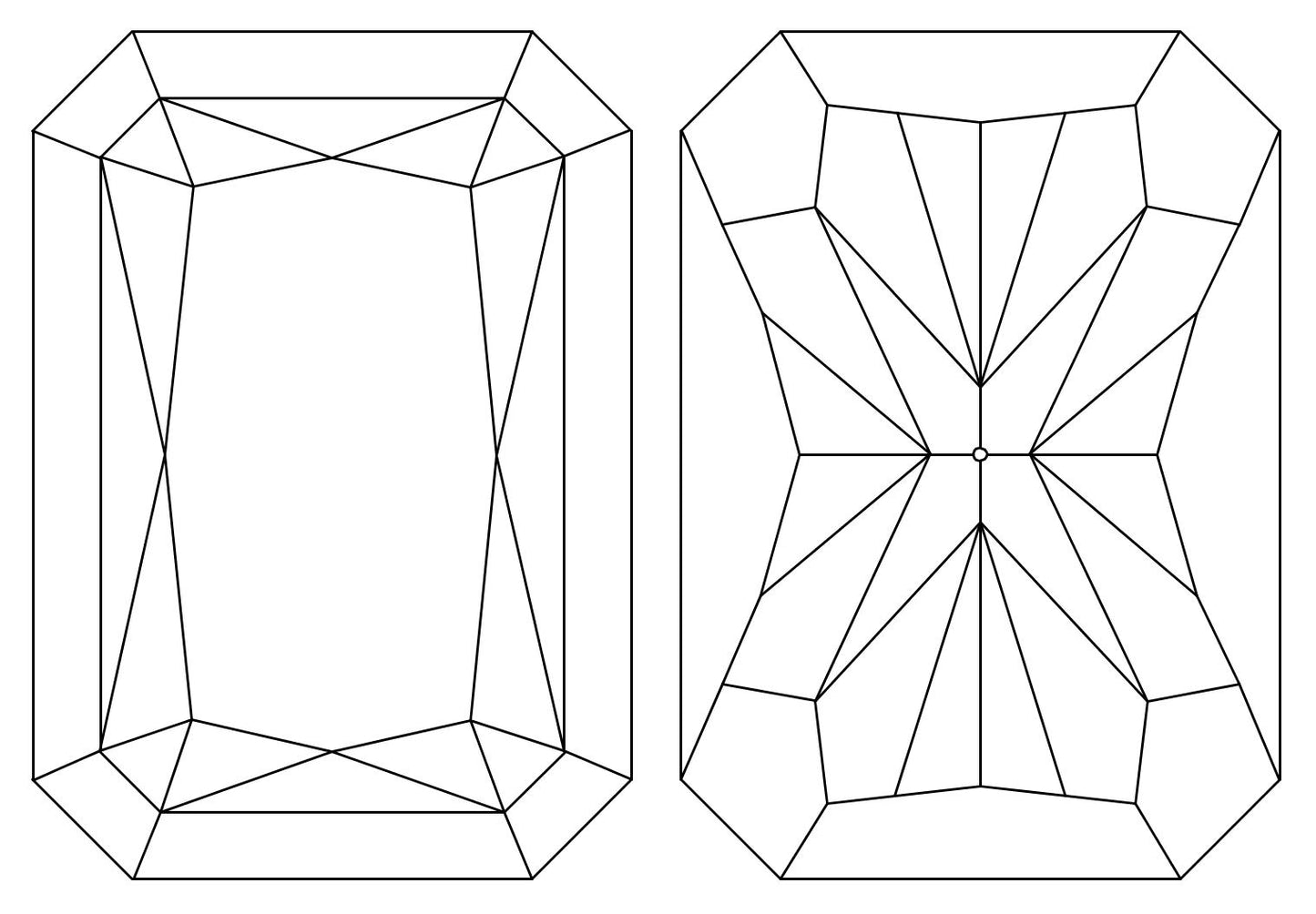 GIA 1.01 D-IF Radiant Diamond