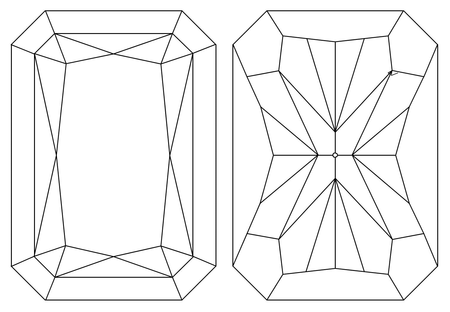 GIA 1.01 D-IF Radiant Diamond