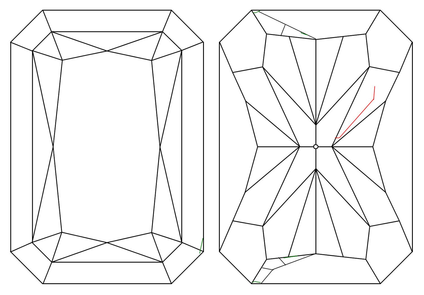 GIA 1 I-VS1 Radiant Diamond