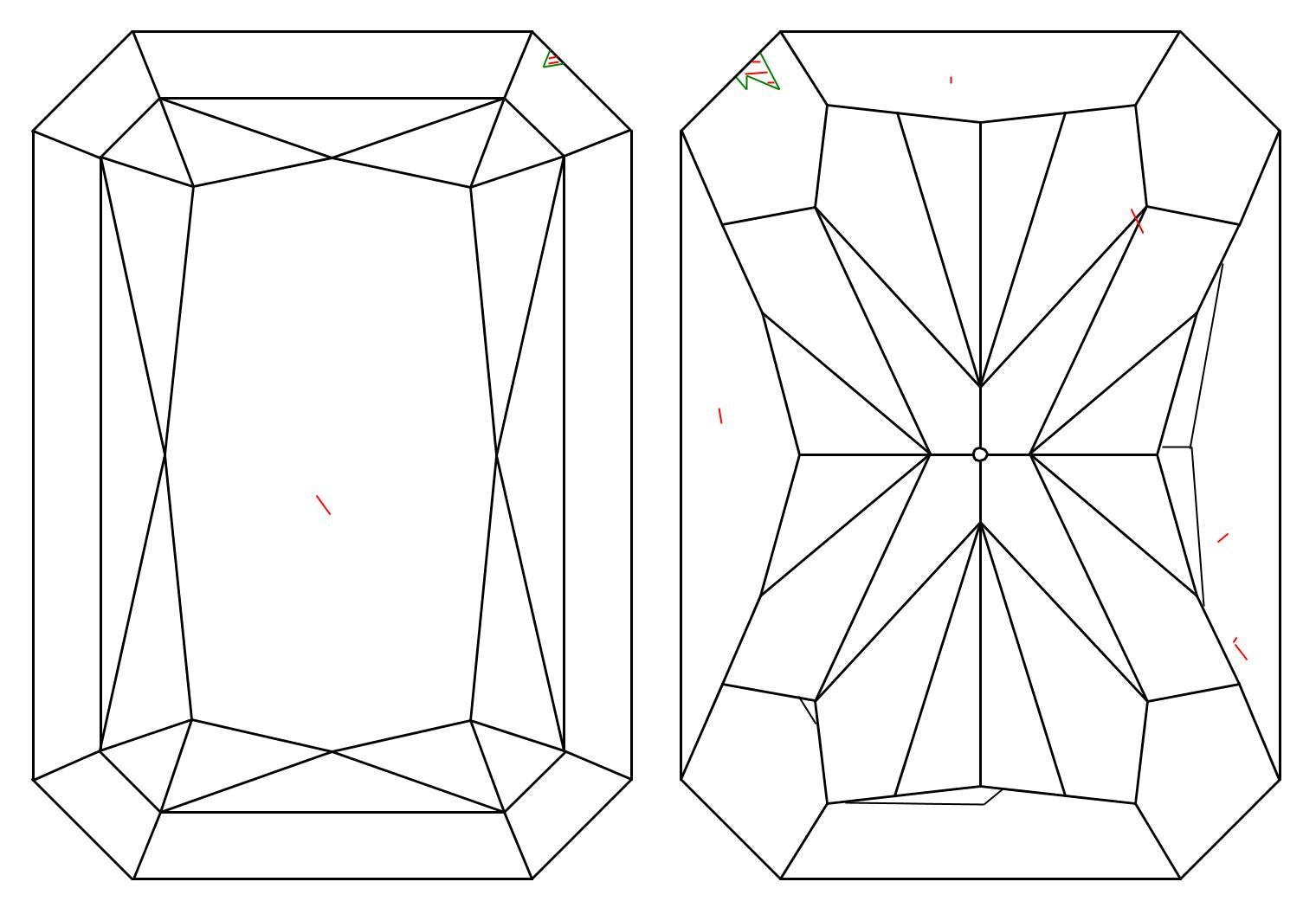 GIA 1 F-VS2 Radiant Diamond