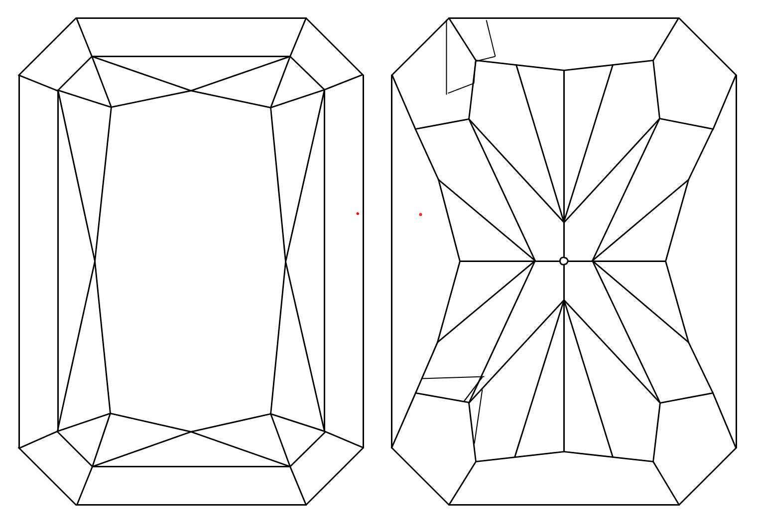 GIA 1.01 F-VVS2 Radiant Diamond