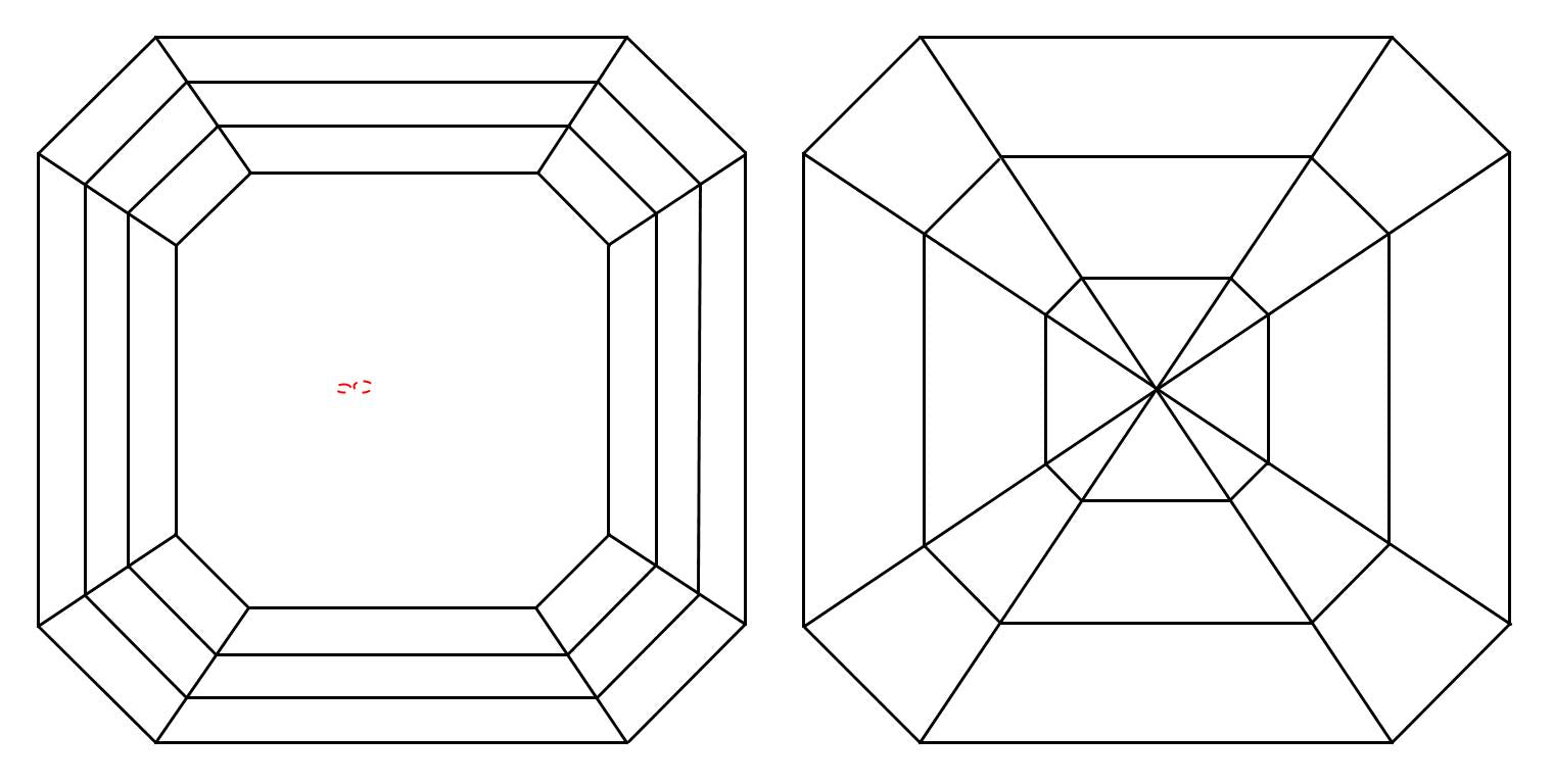 GIA 1.01 I-VVS2 Asscher Diamond